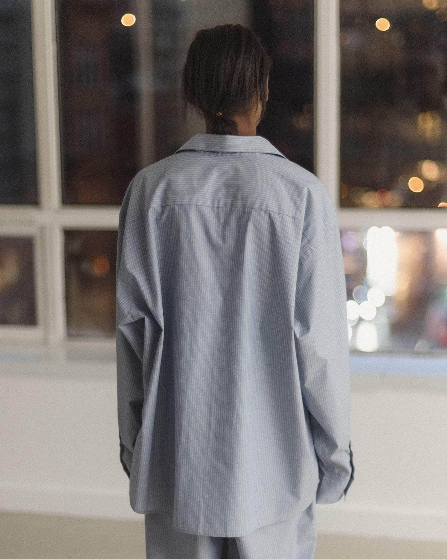 Claude shirt in blue stripe