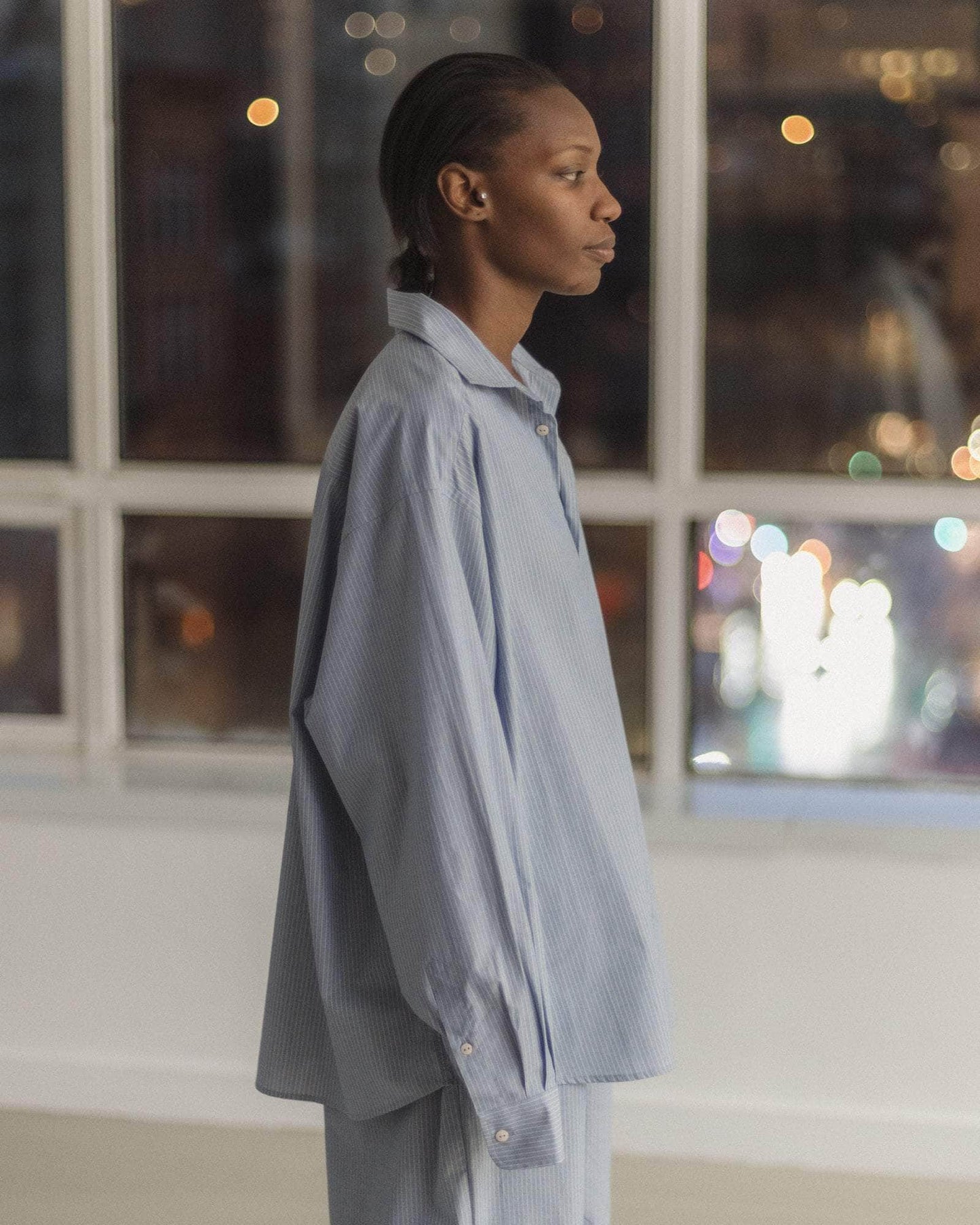 Claude shirt in blue stripe
