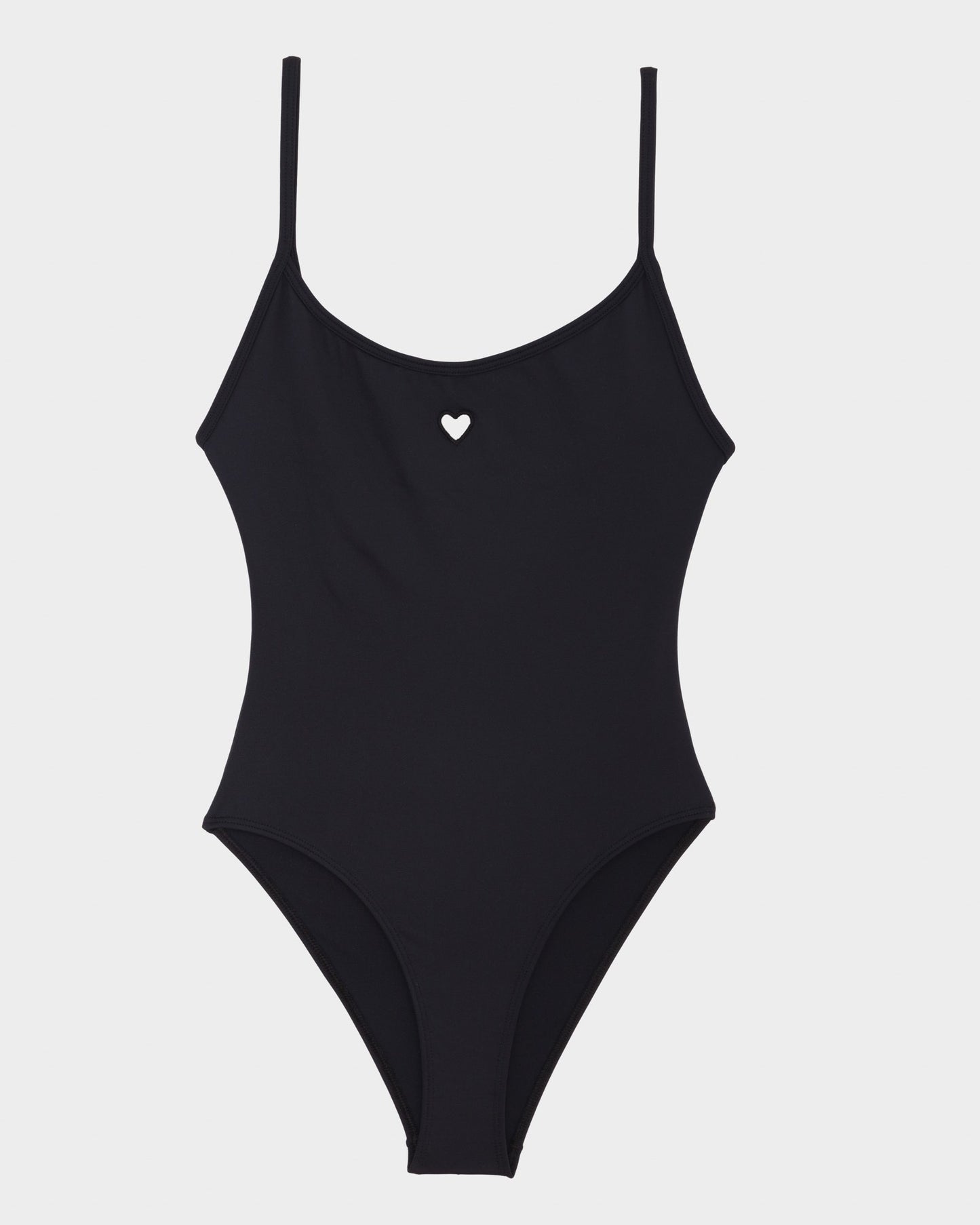 Heart swim body in black