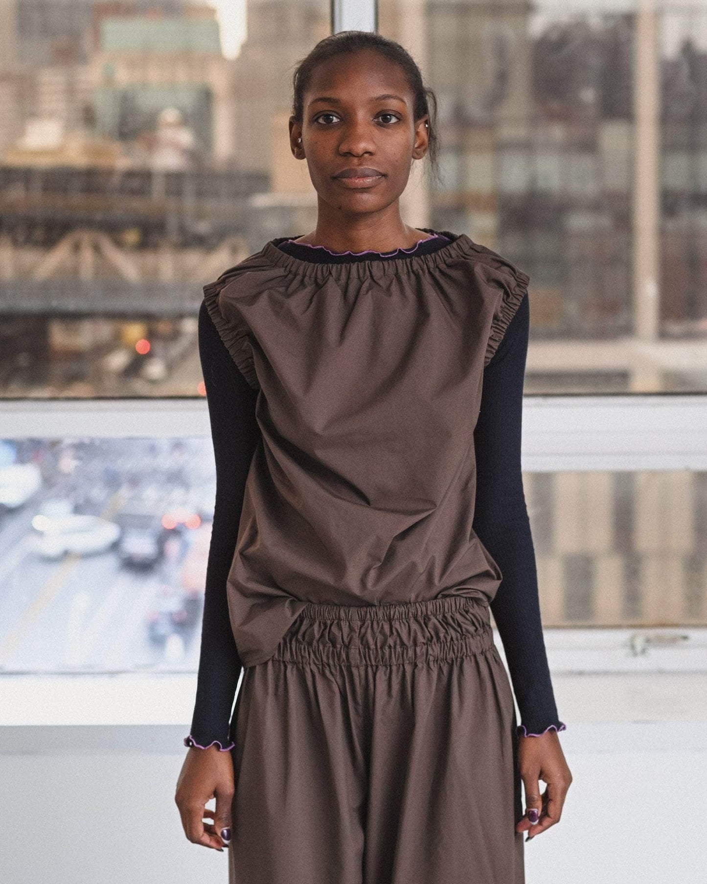 Mia top in mara brown