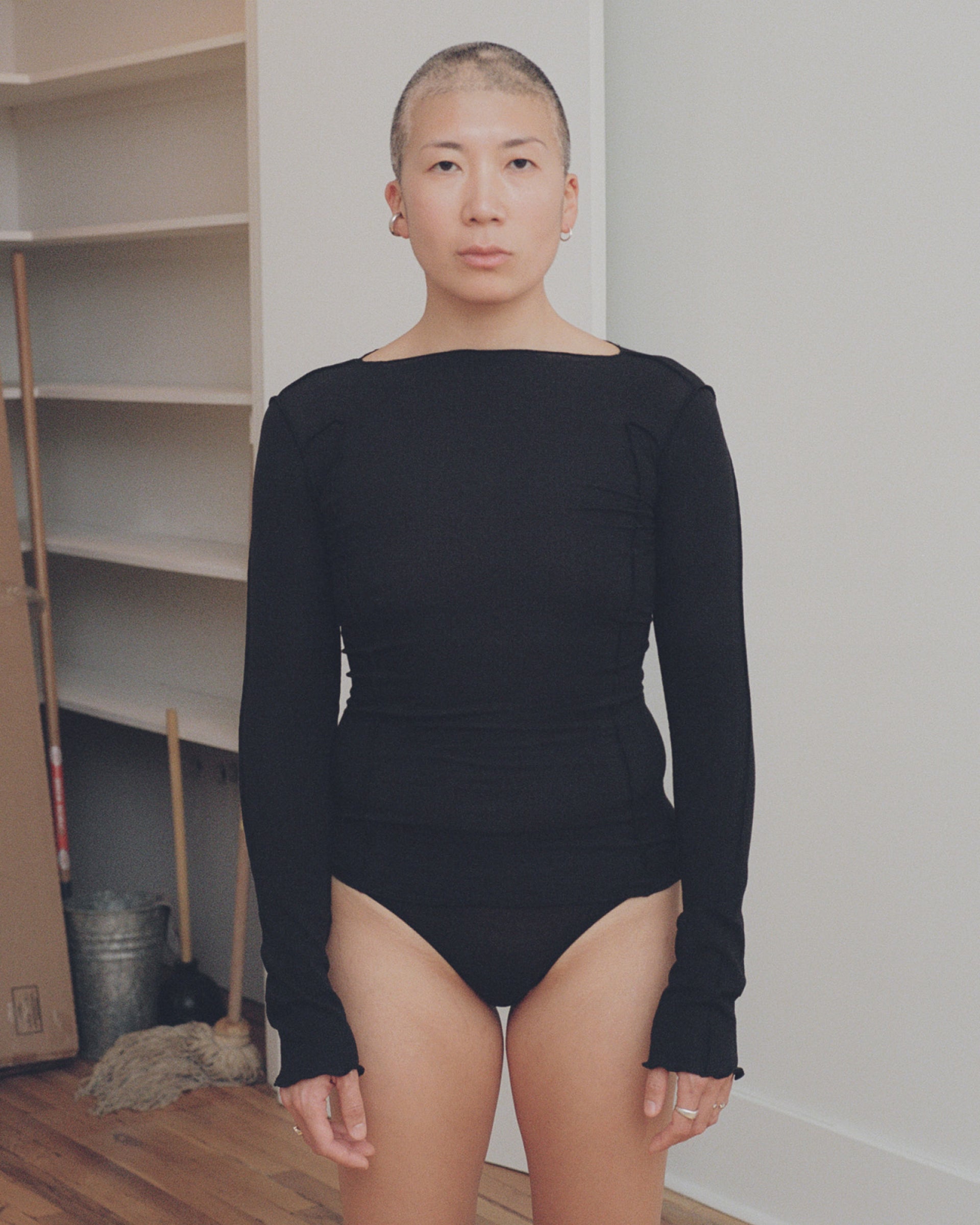 Omate longsleeve in black by Baserange