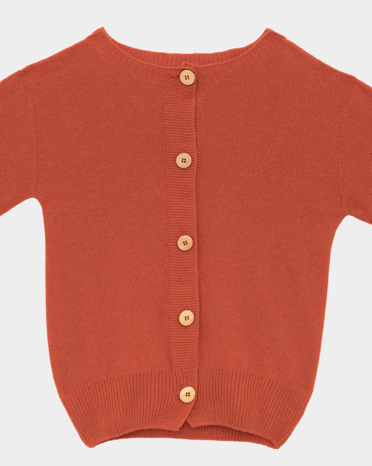 Tier cardigan in melograno red