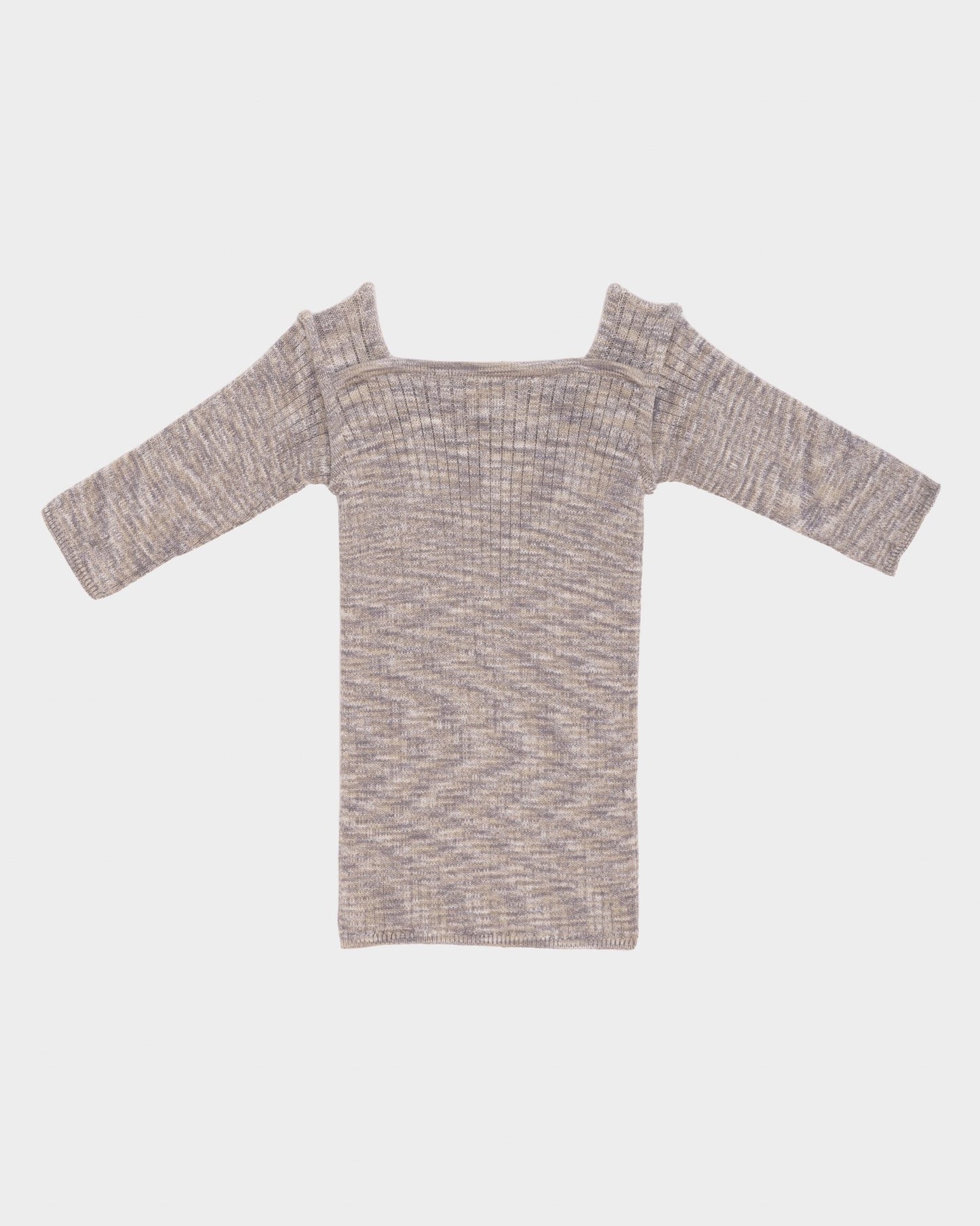 Zampa top in grey melange