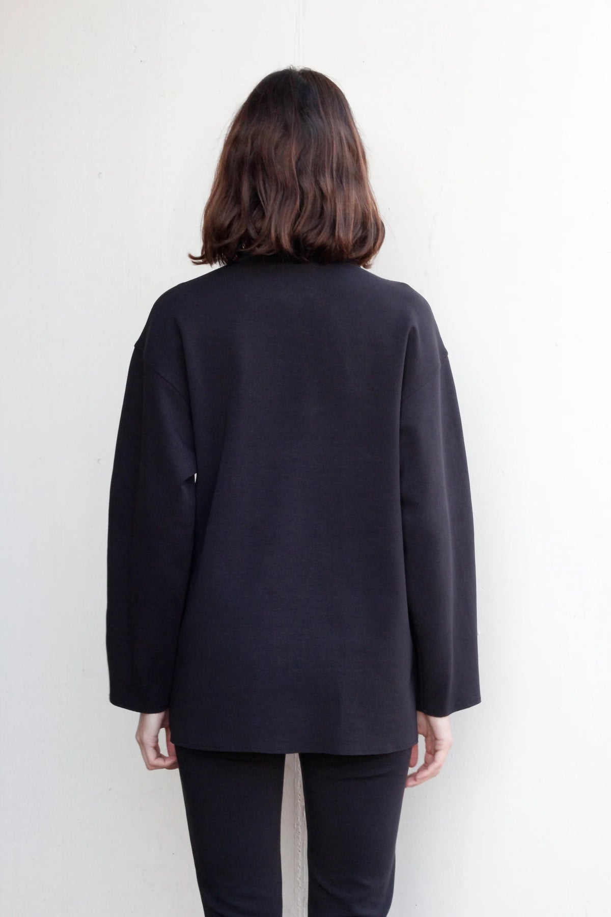 Concrete blazer in black