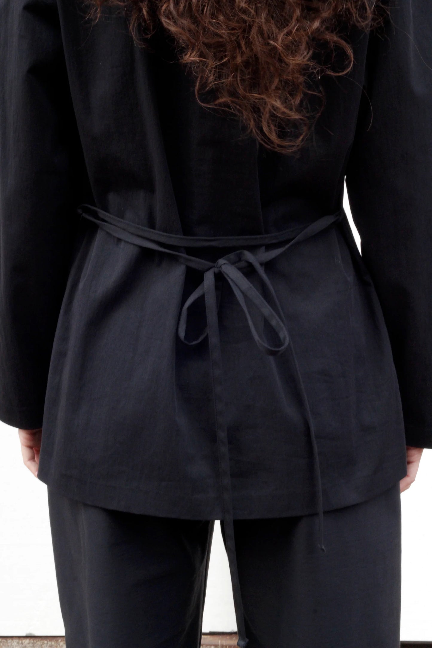 Glass shirt in black