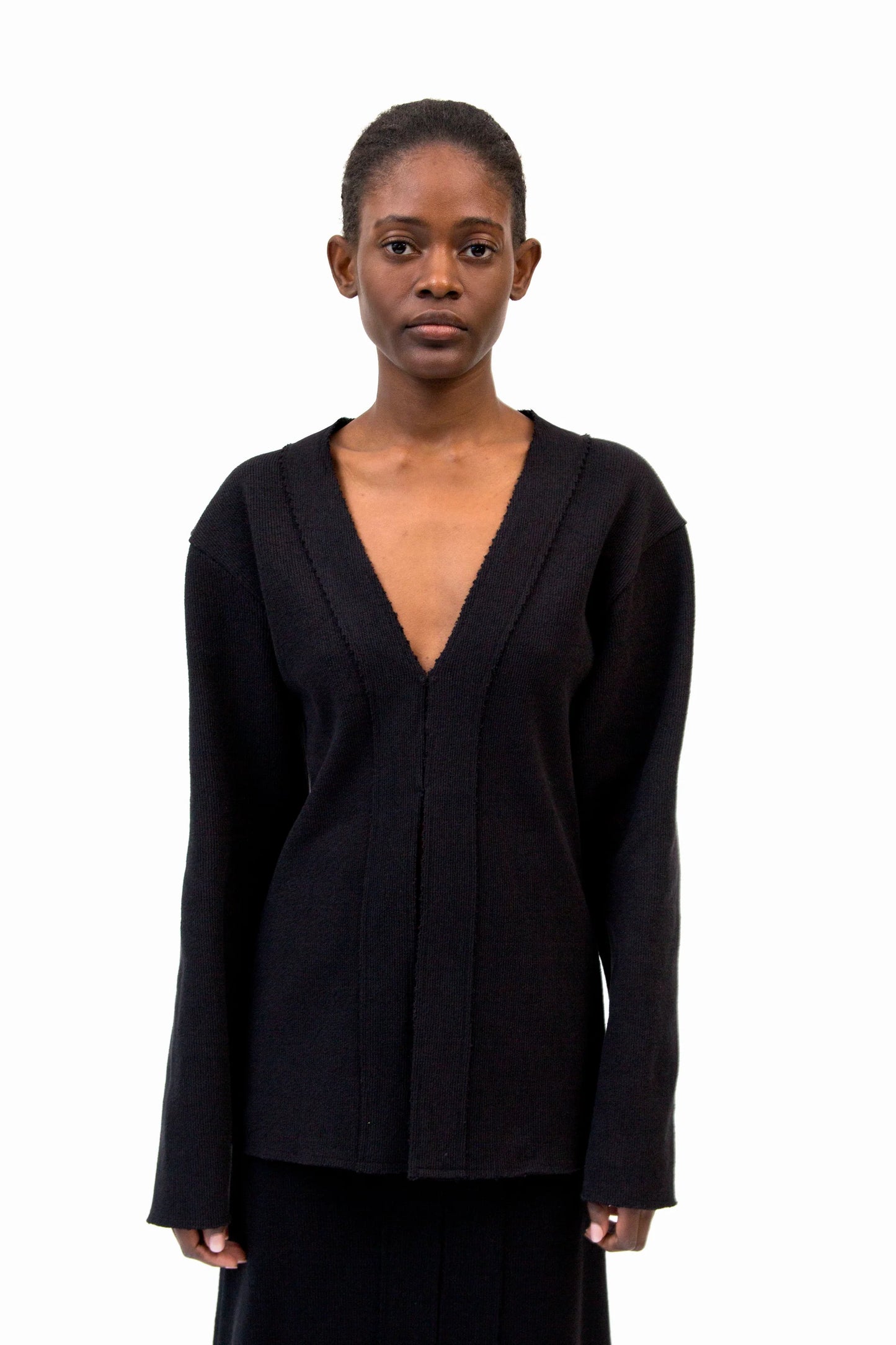 Sunset cardigan in black