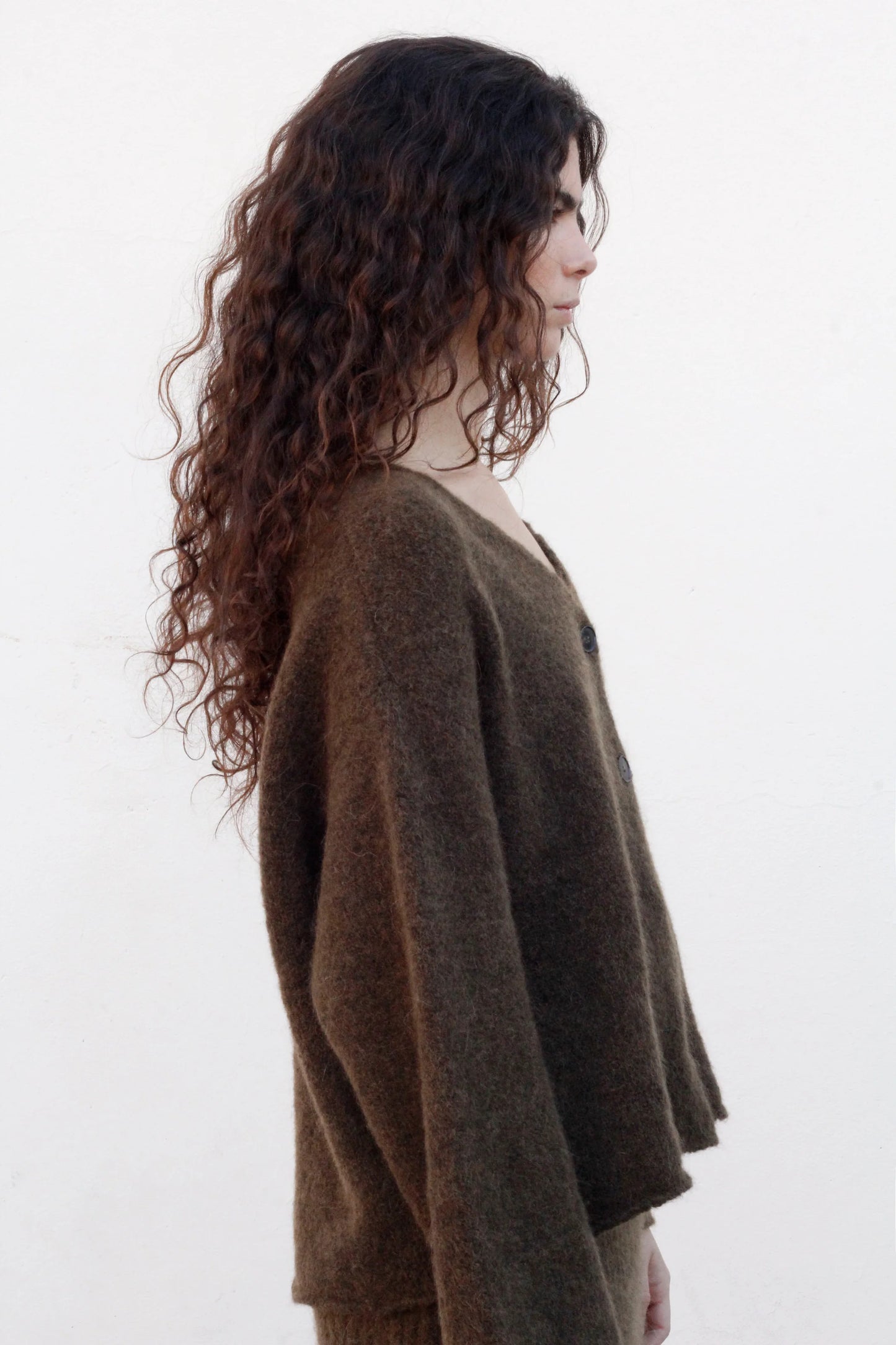 Violon cardigan in green