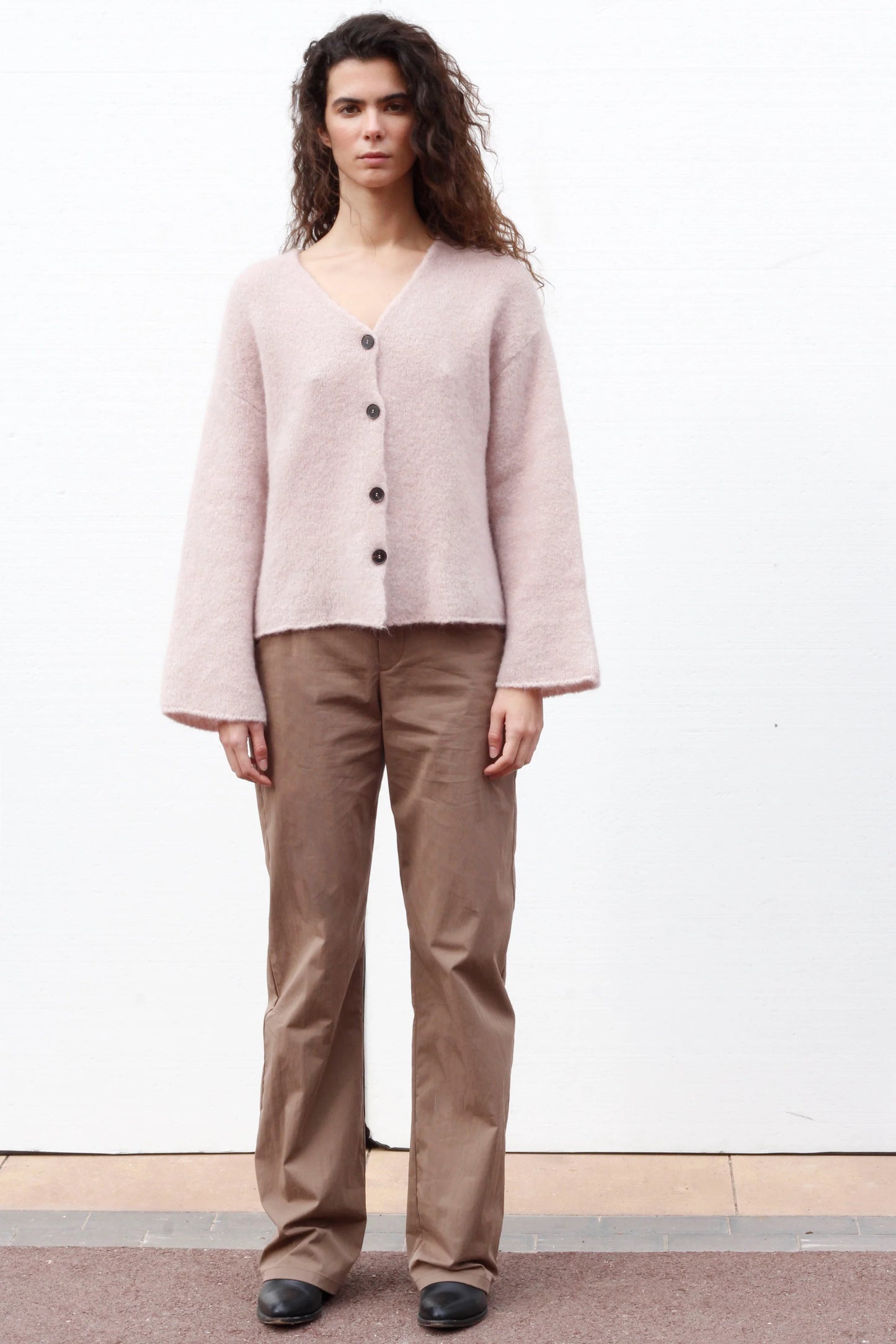 Violon cardigan in pink