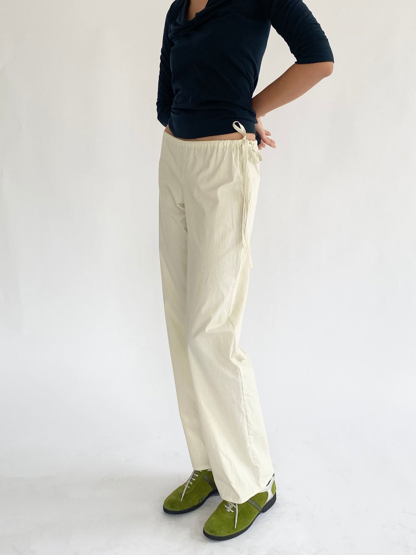 Brooke Callahan long trousers in light yellow