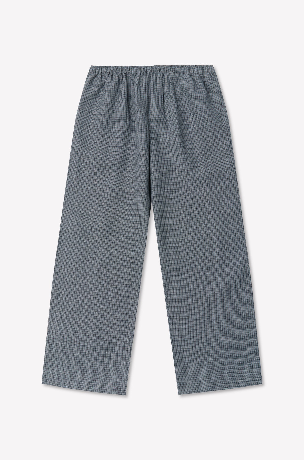 Ease trouser in indigo check