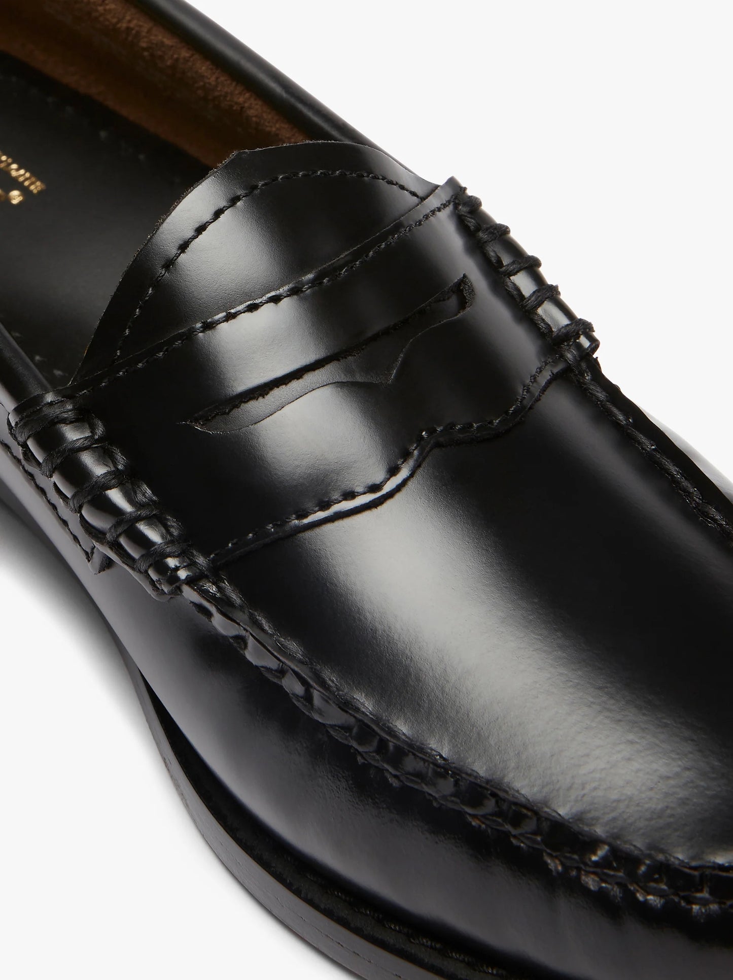 G.H. Bass penny loafers in black