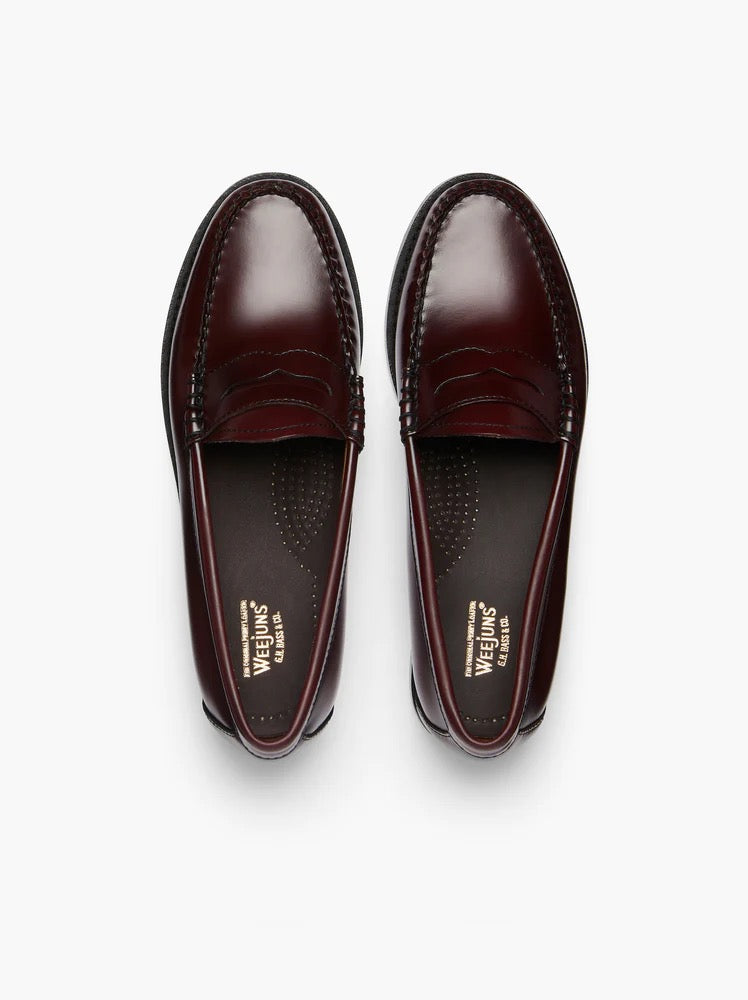 G.H. Bass penny loafers in wine