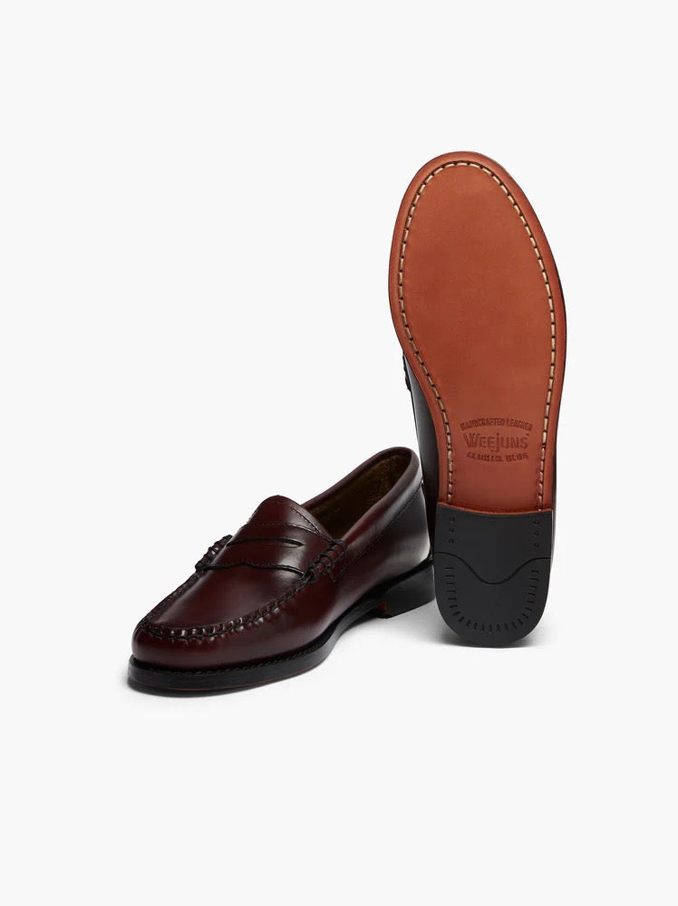 G.H. Bass penny loafers in wine