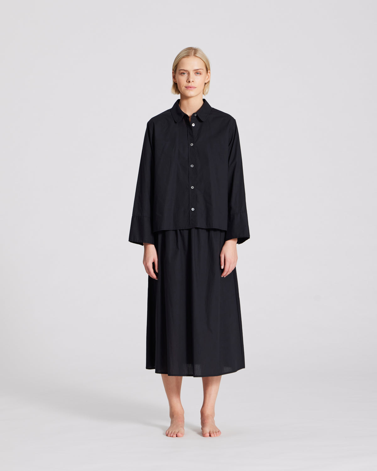 Flora shirt in black