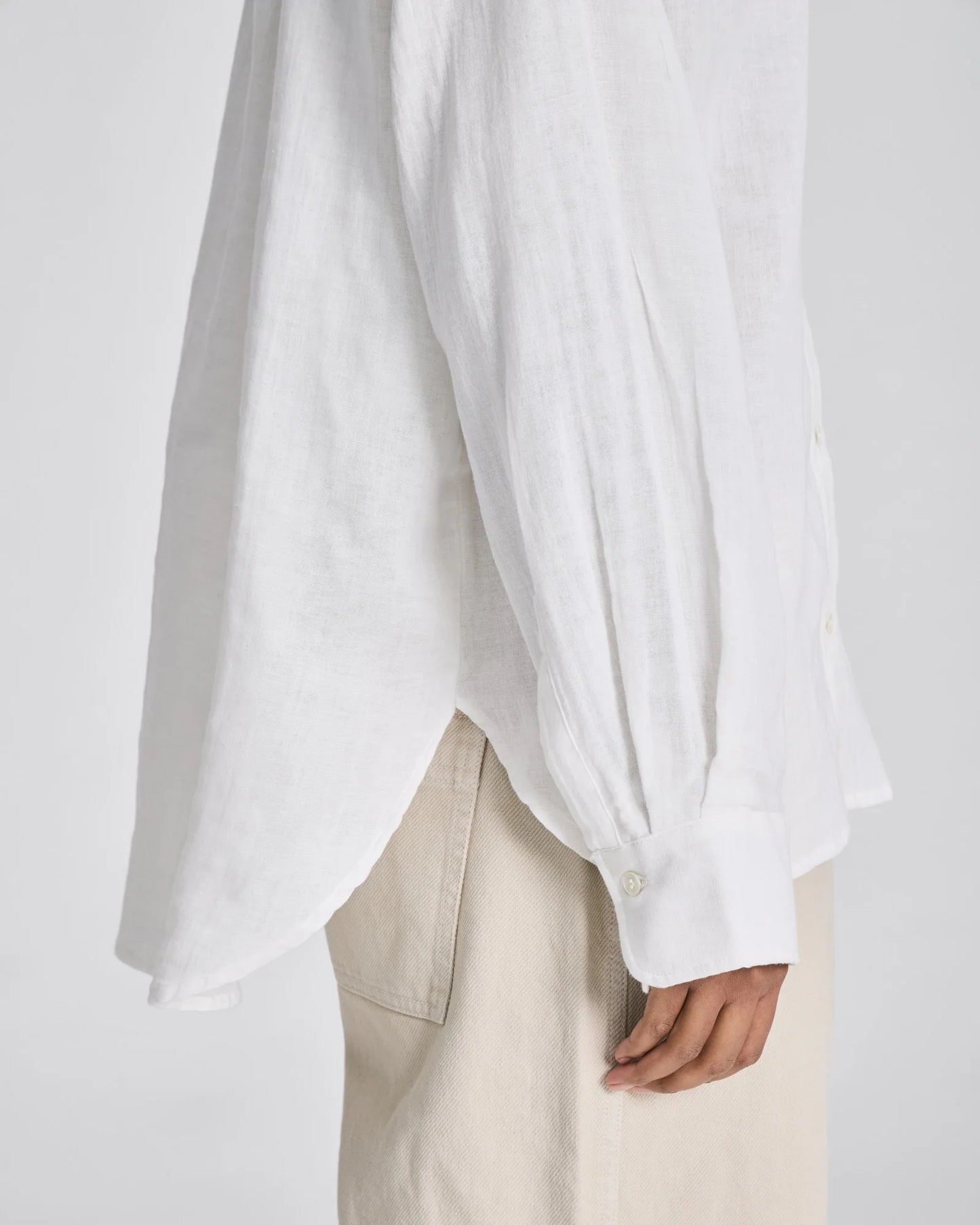 Lusinda shirt in whisper white