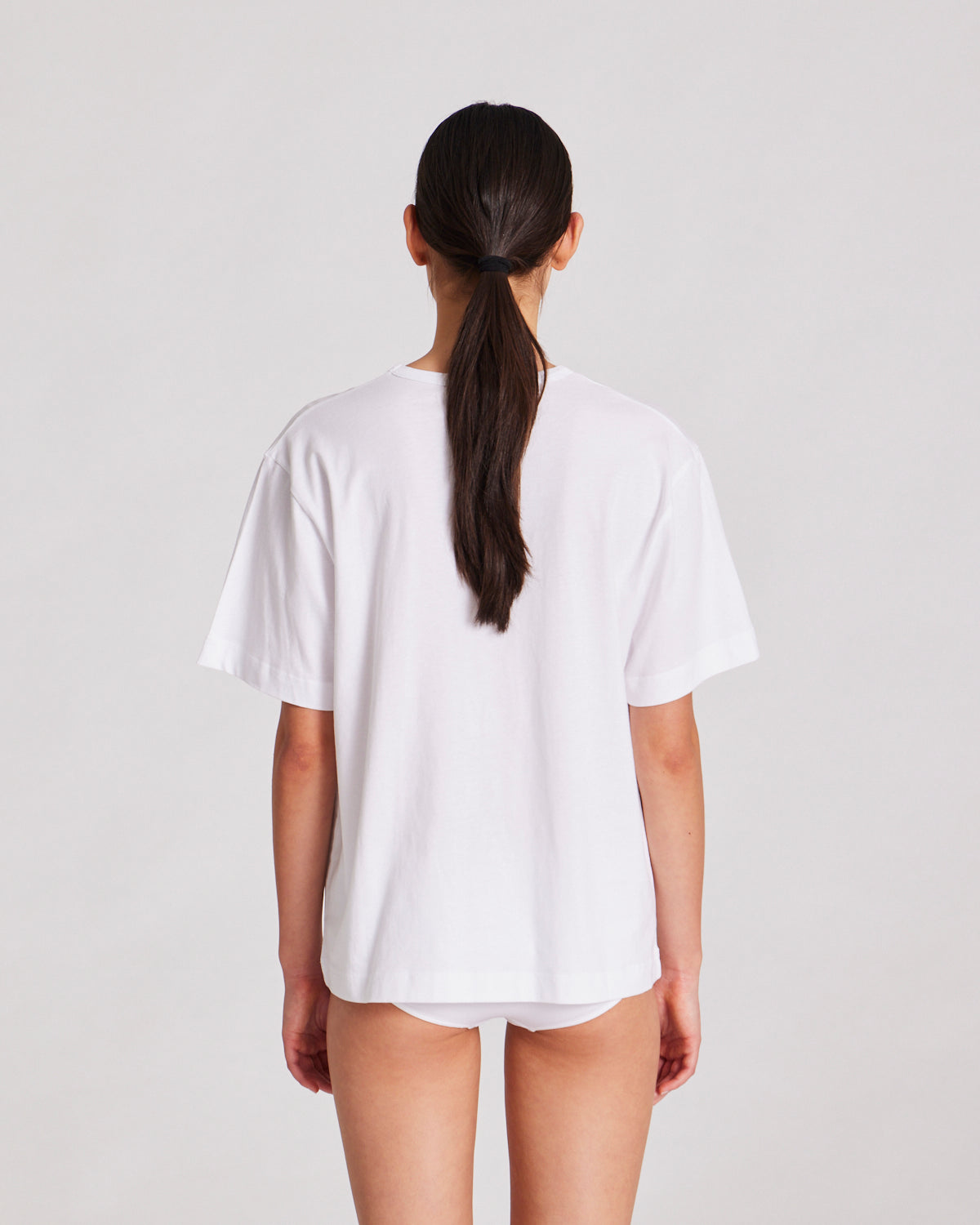 Gai+Lisva white boxy tee