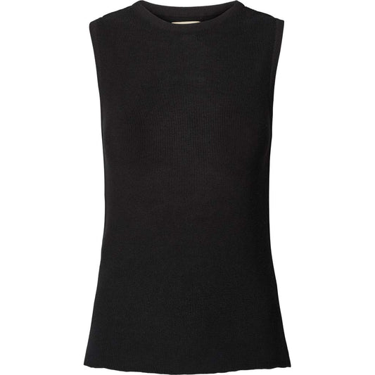 Sofie knit tank in black