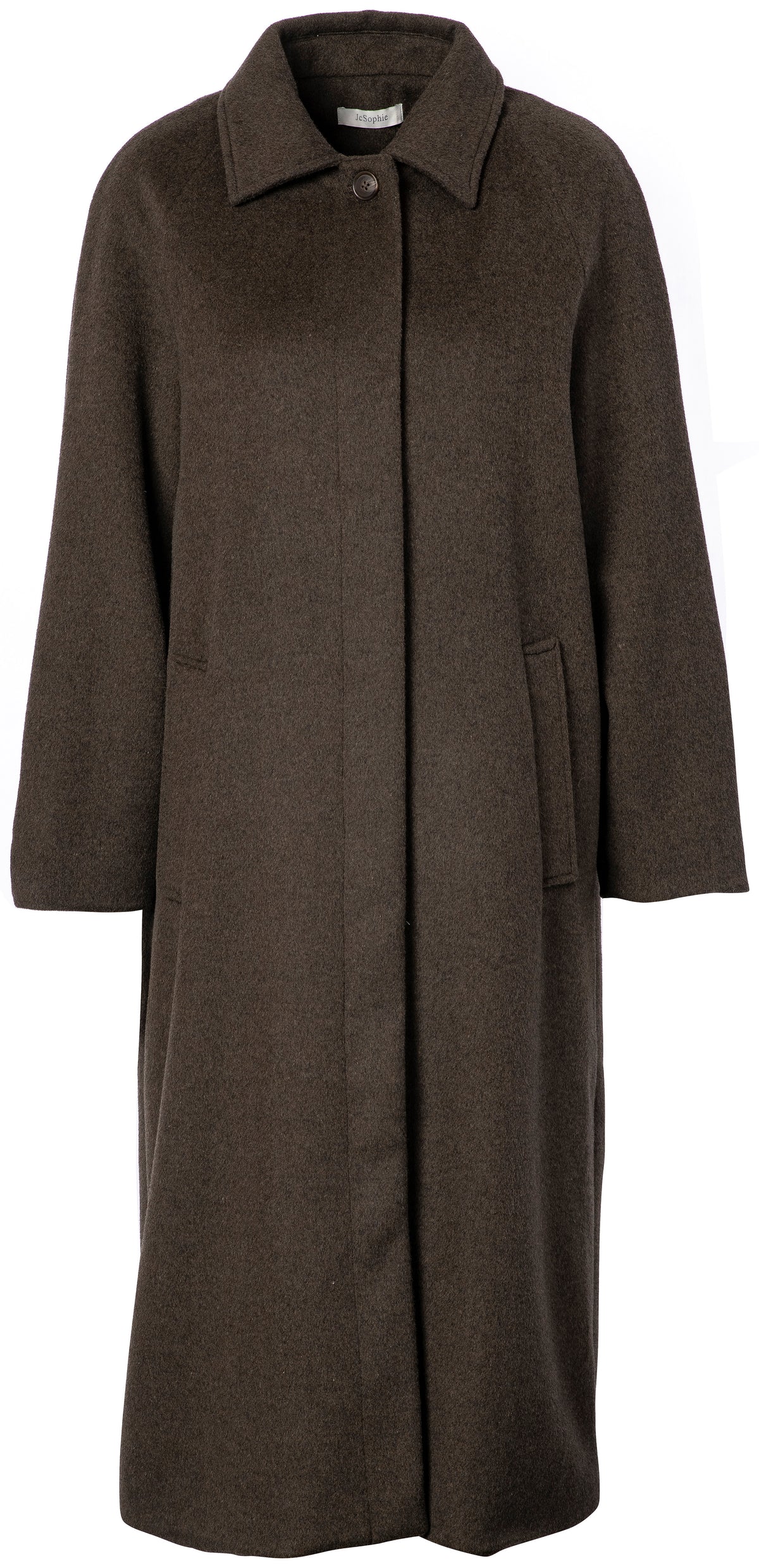 Panna coat in dark brown