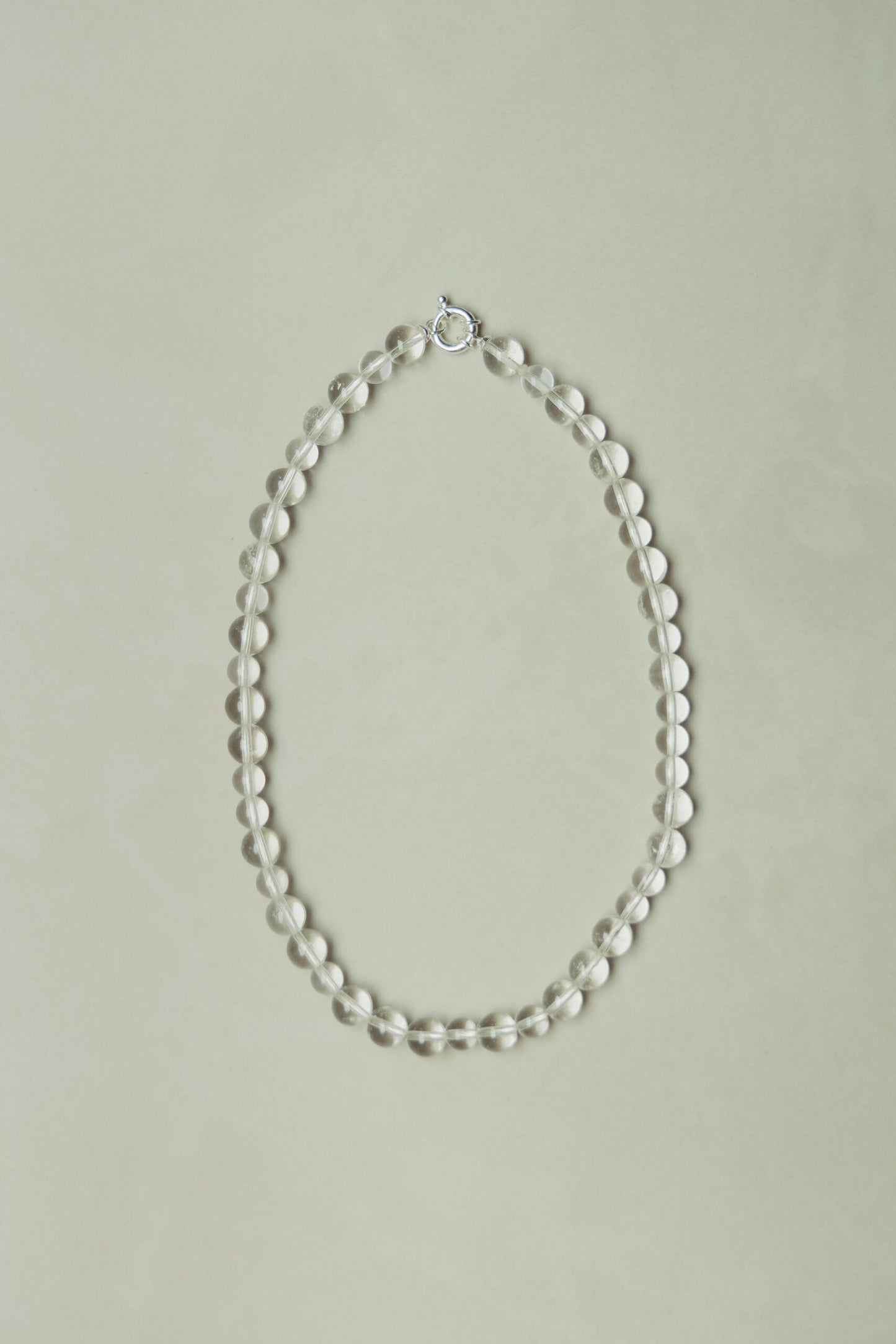 Labro Quattordici silver quartz necklace