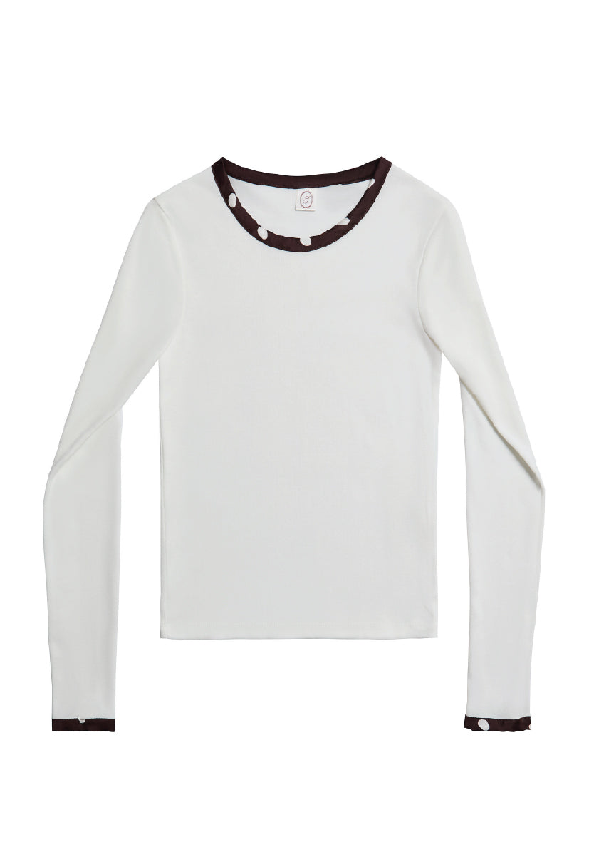 Noel longsleeve in off-white