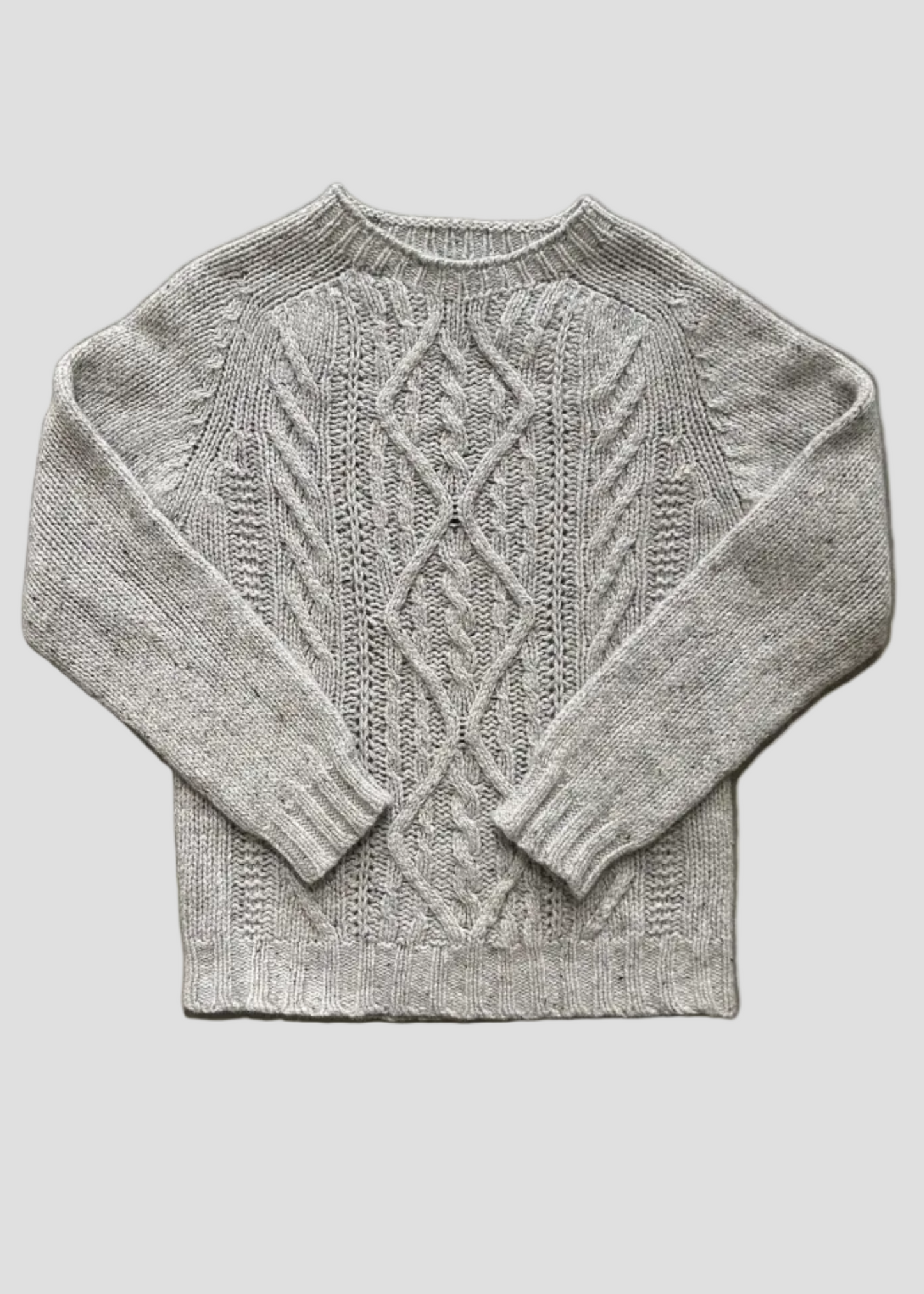 Chunky fishermens sweater in mull
