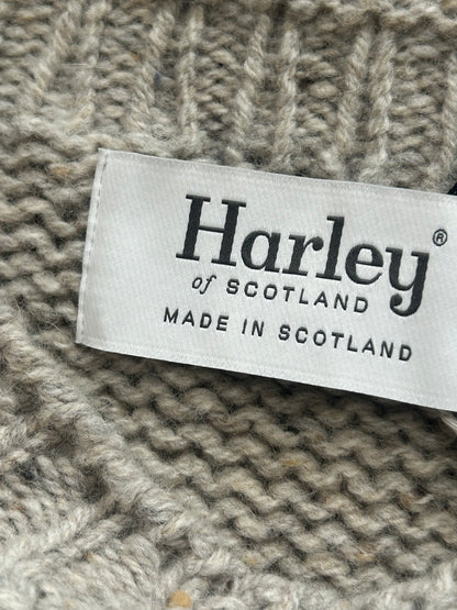 Chunky fishermens sweater in mull