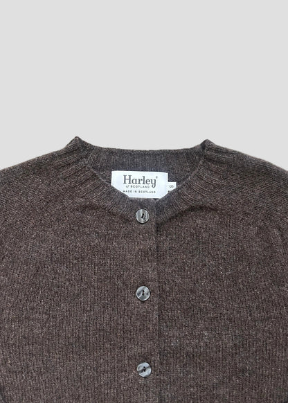 Fitted cardigan in porcupine