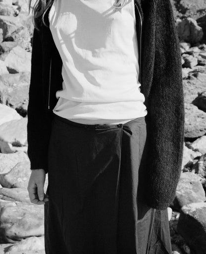 Row cardigan