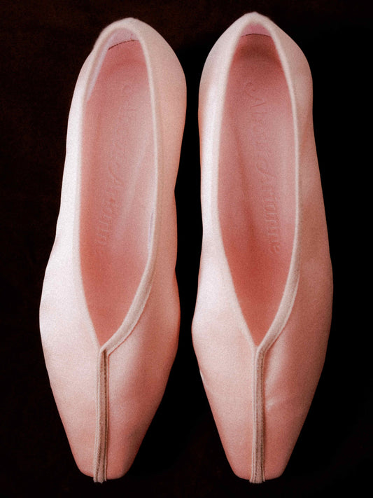 Gina in satin blush