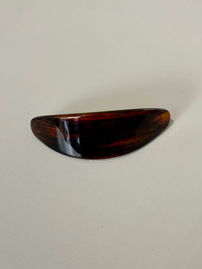 Barrette hairclip in tortoise