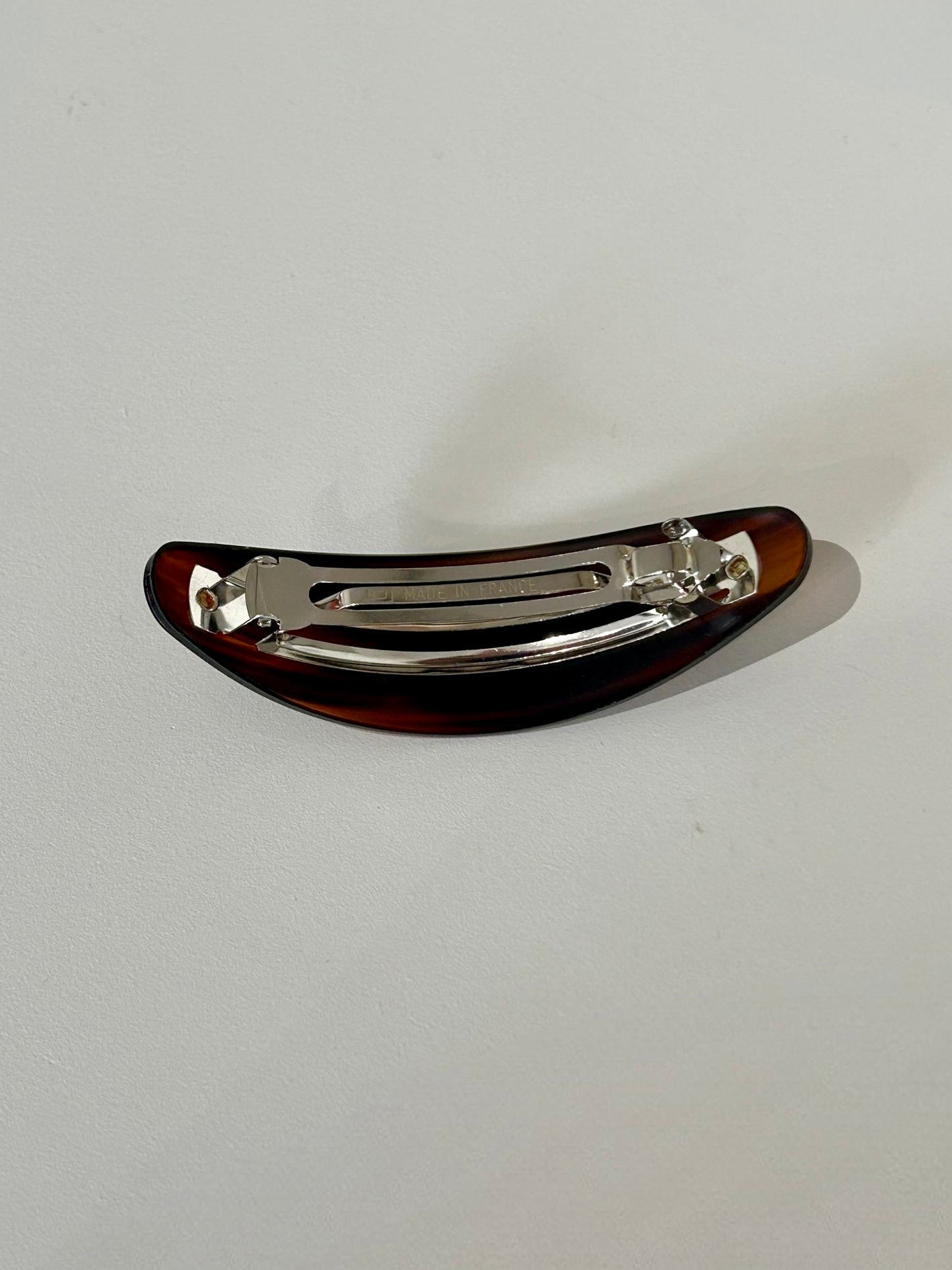 Barrette hairclip in tortoise
