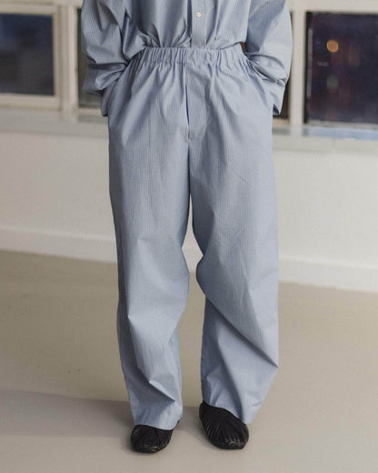 Claude pants in blue stripe