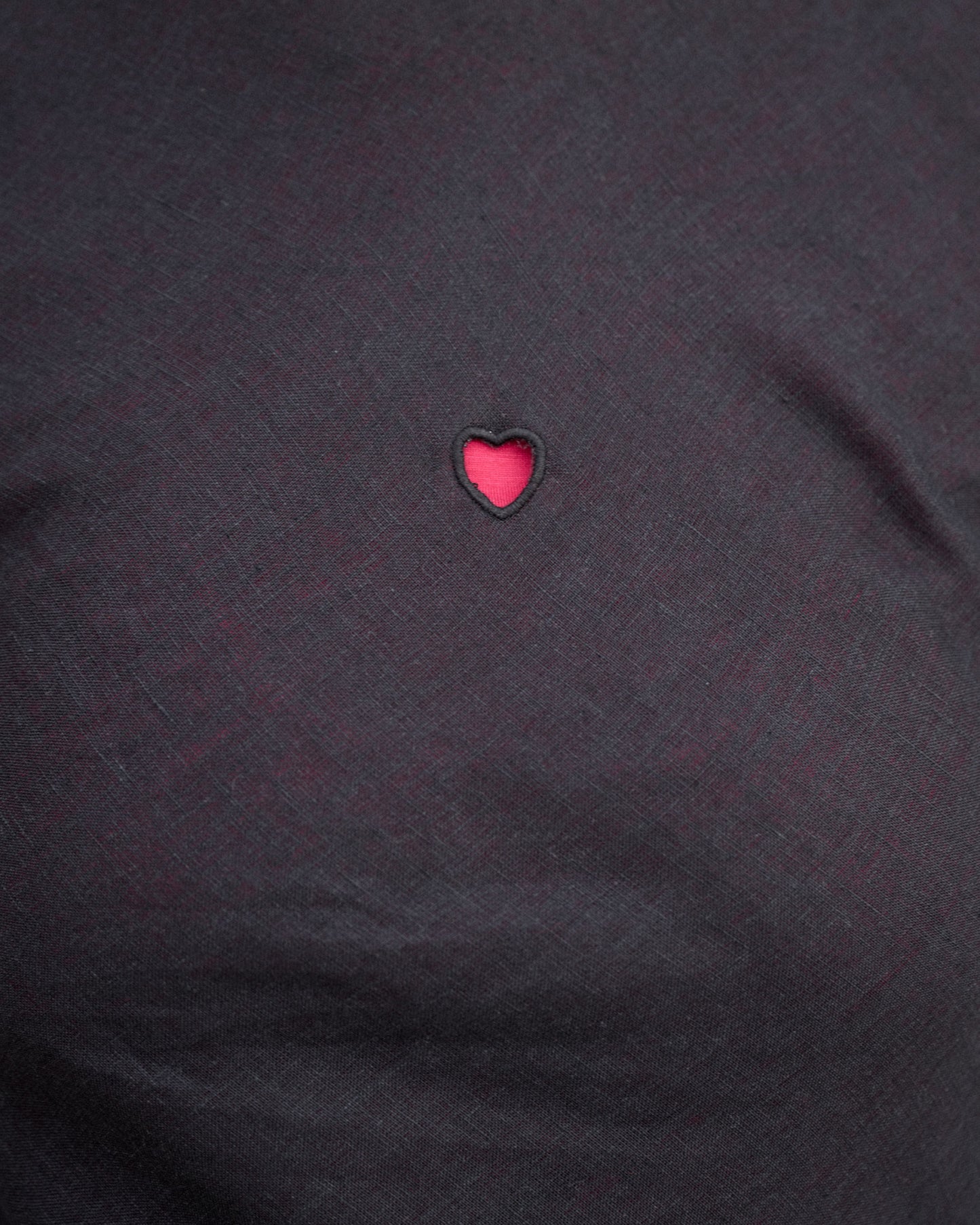 Dydine heart tank dress in black
