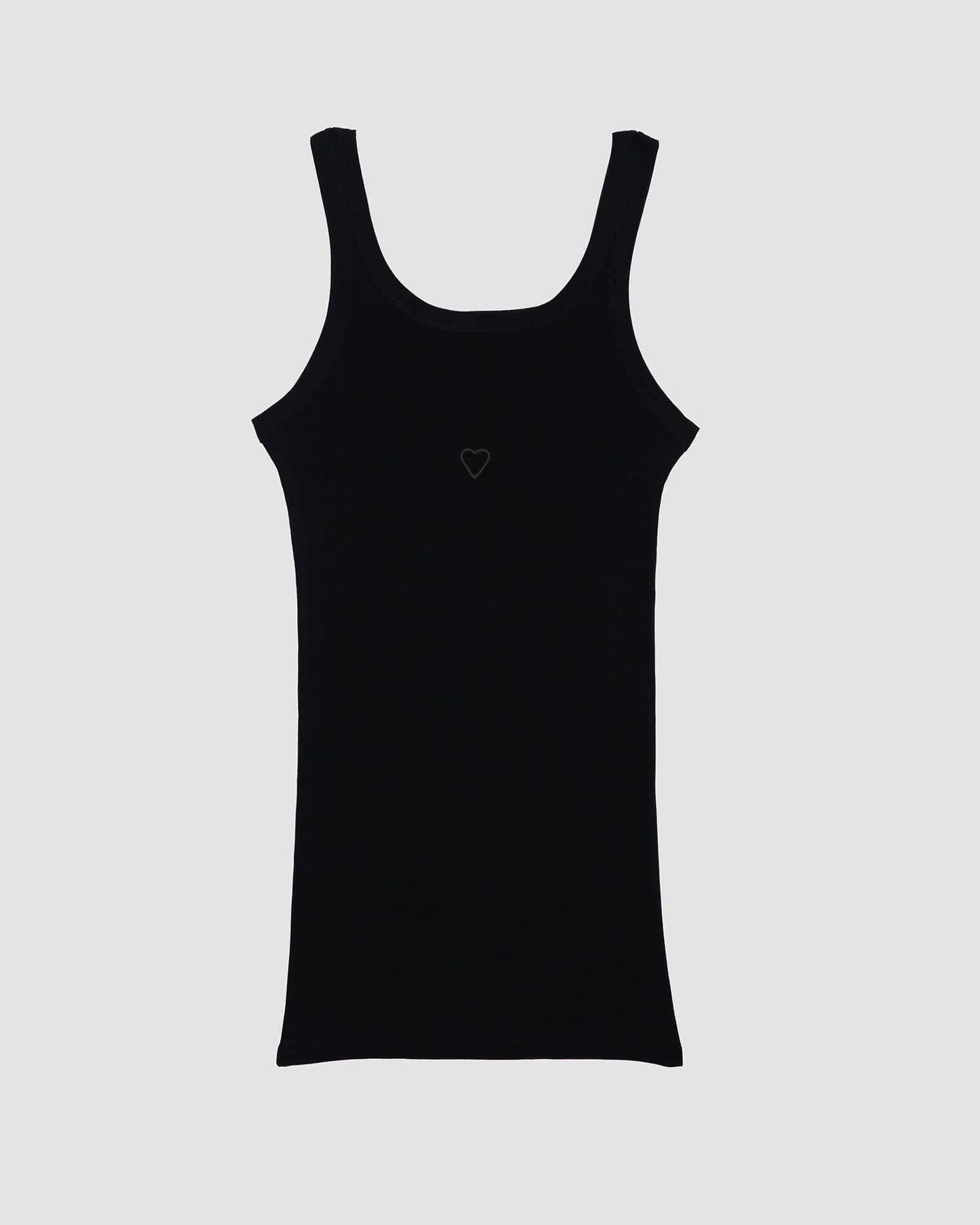 Heart tank in black