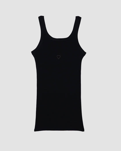 Heart tank in black