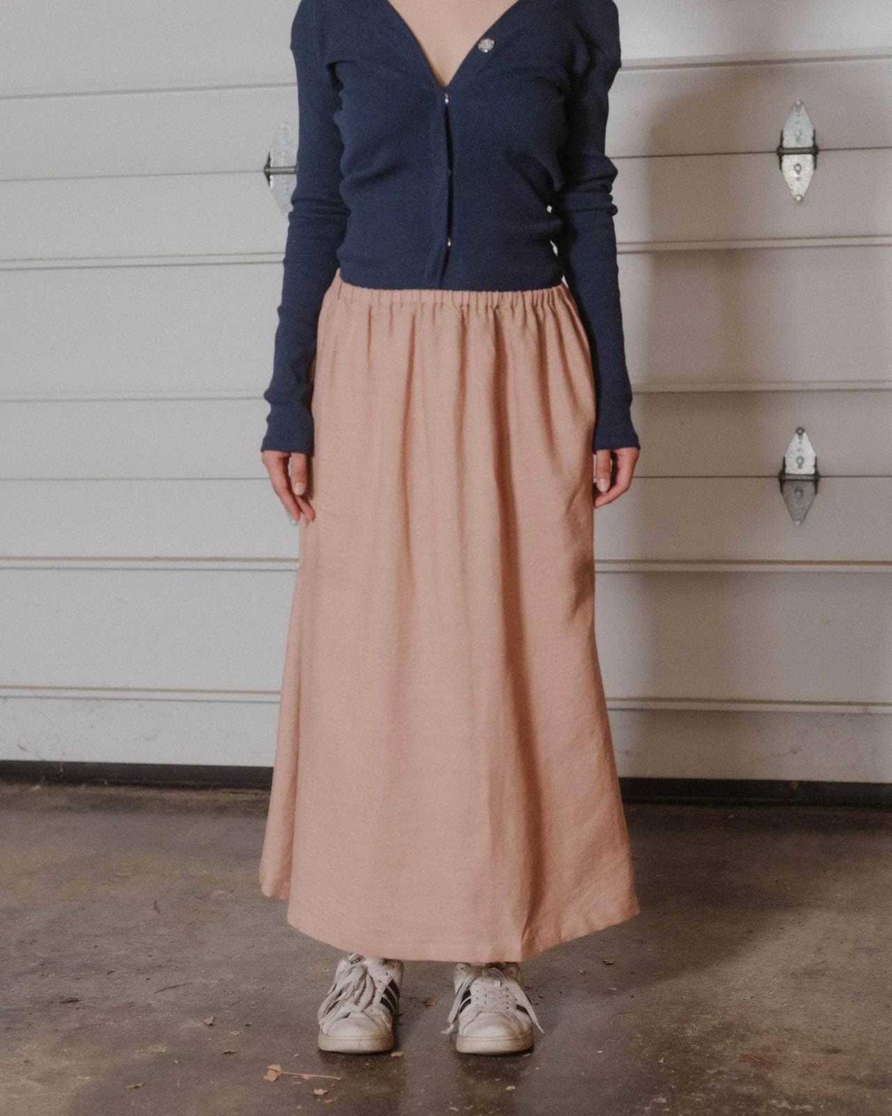Ponte skirt in ada pink