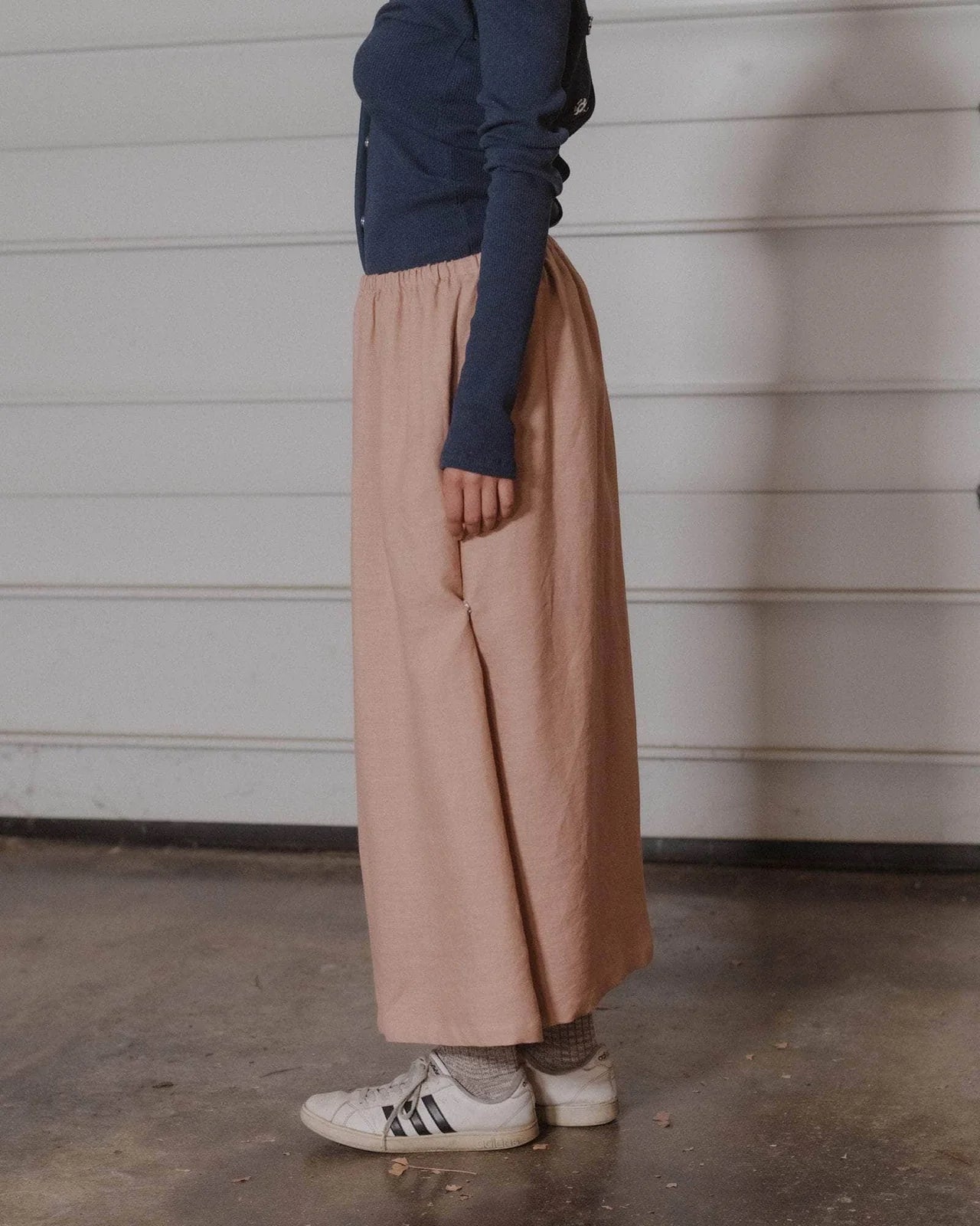 Ponte skirt in ada pink