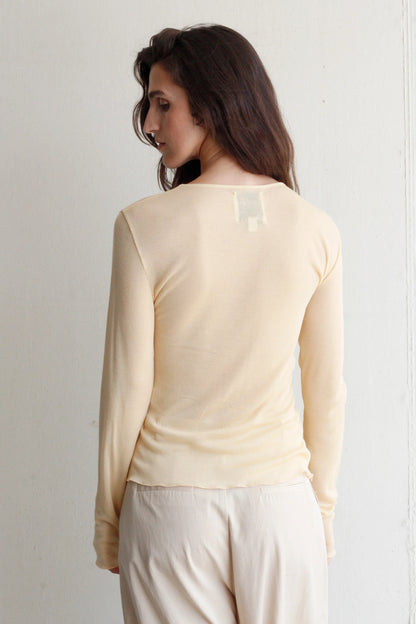 Astro top in buttercream
