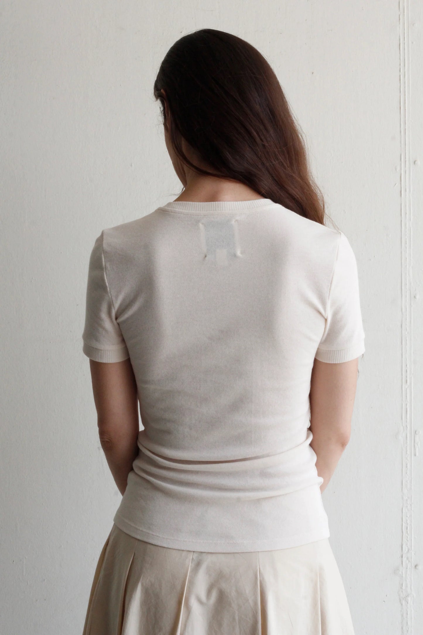 Honfleur top in ecru