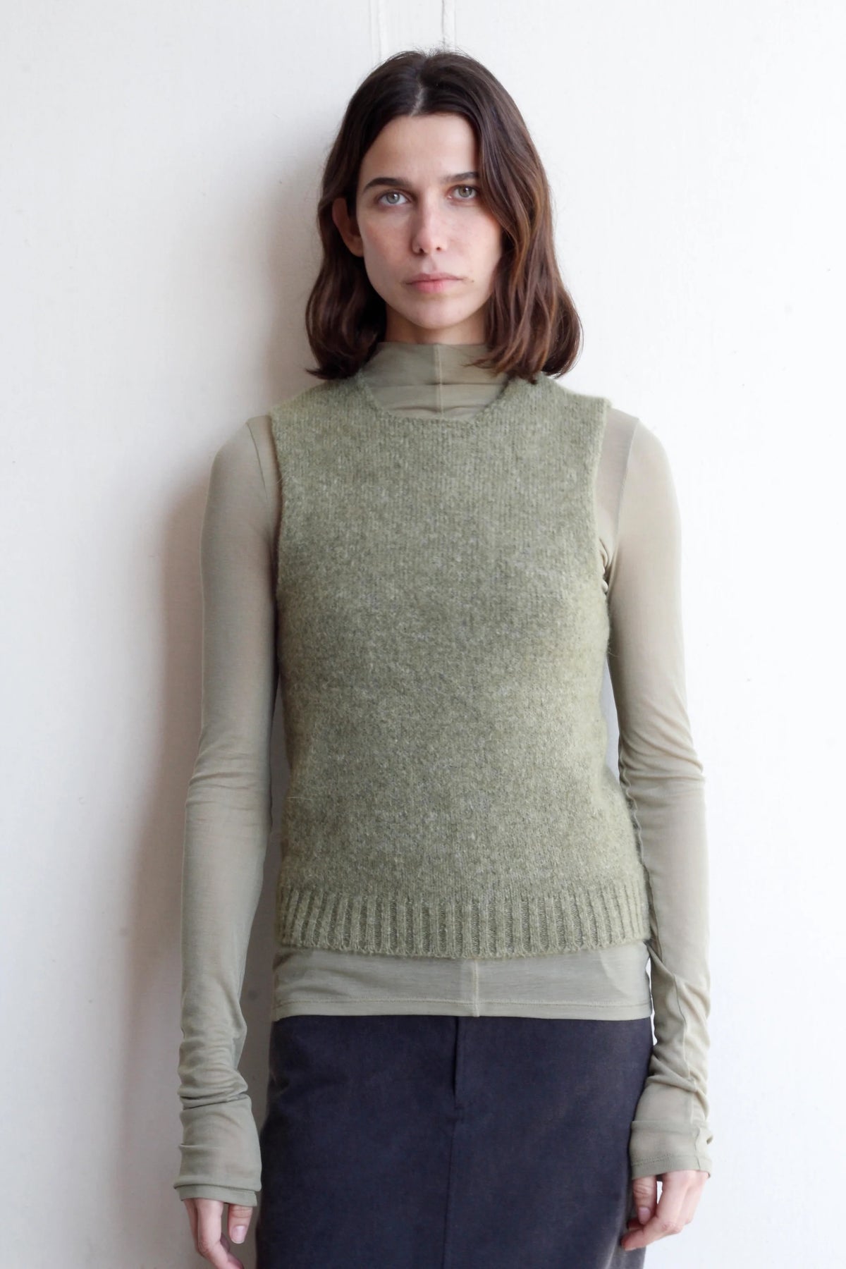 Lima vest in green