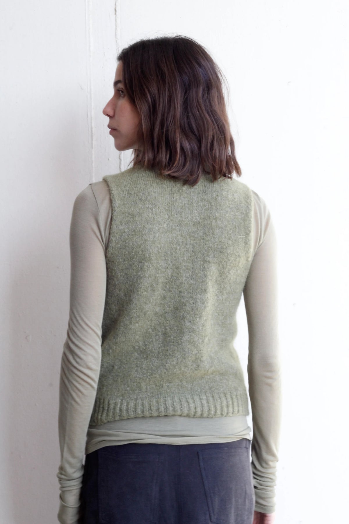 Lima vest in green