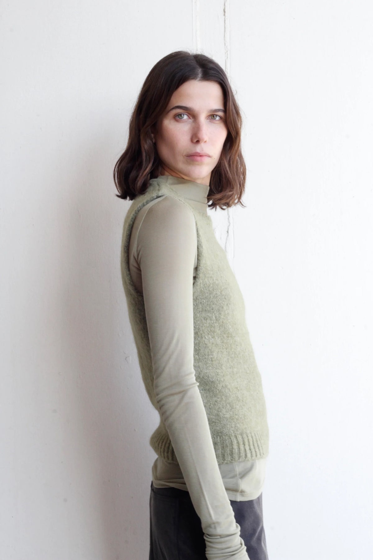 Lima vest in green