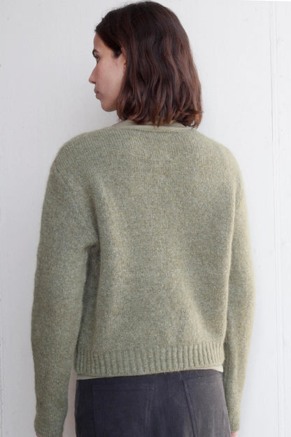 Rays cardigan in green