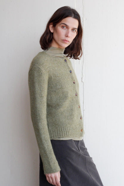Rays cardigan in green
