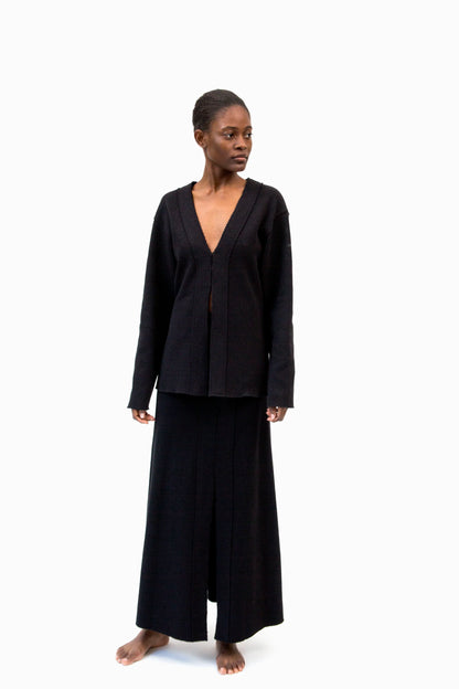 Sunset cardigan in black