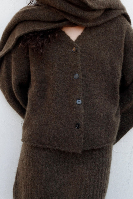 Violon cardigan in green
