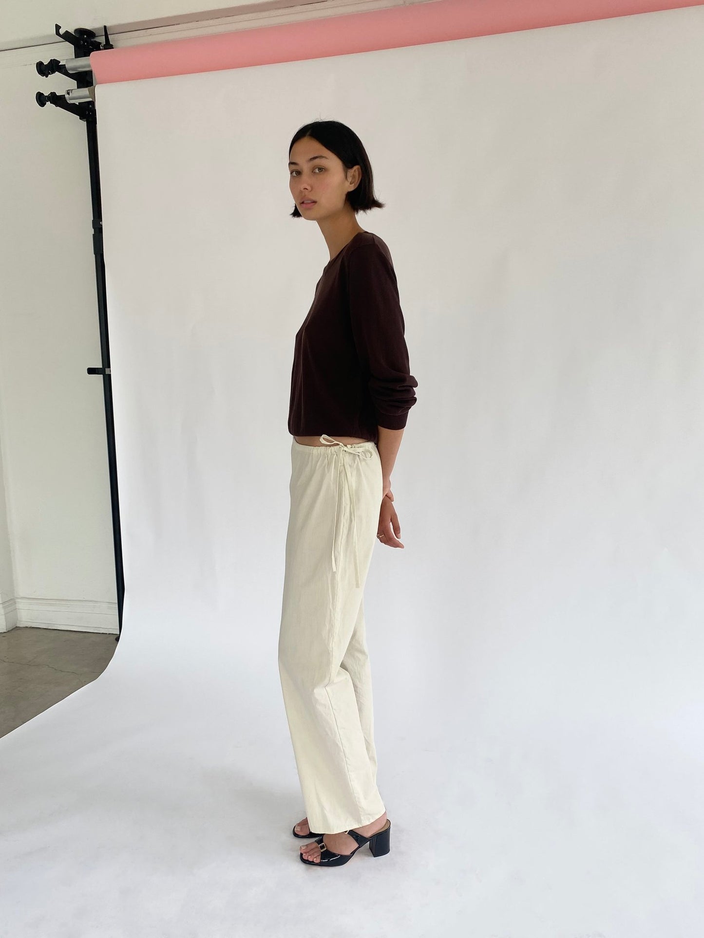 Brooke Callahan long trousers in light yellow