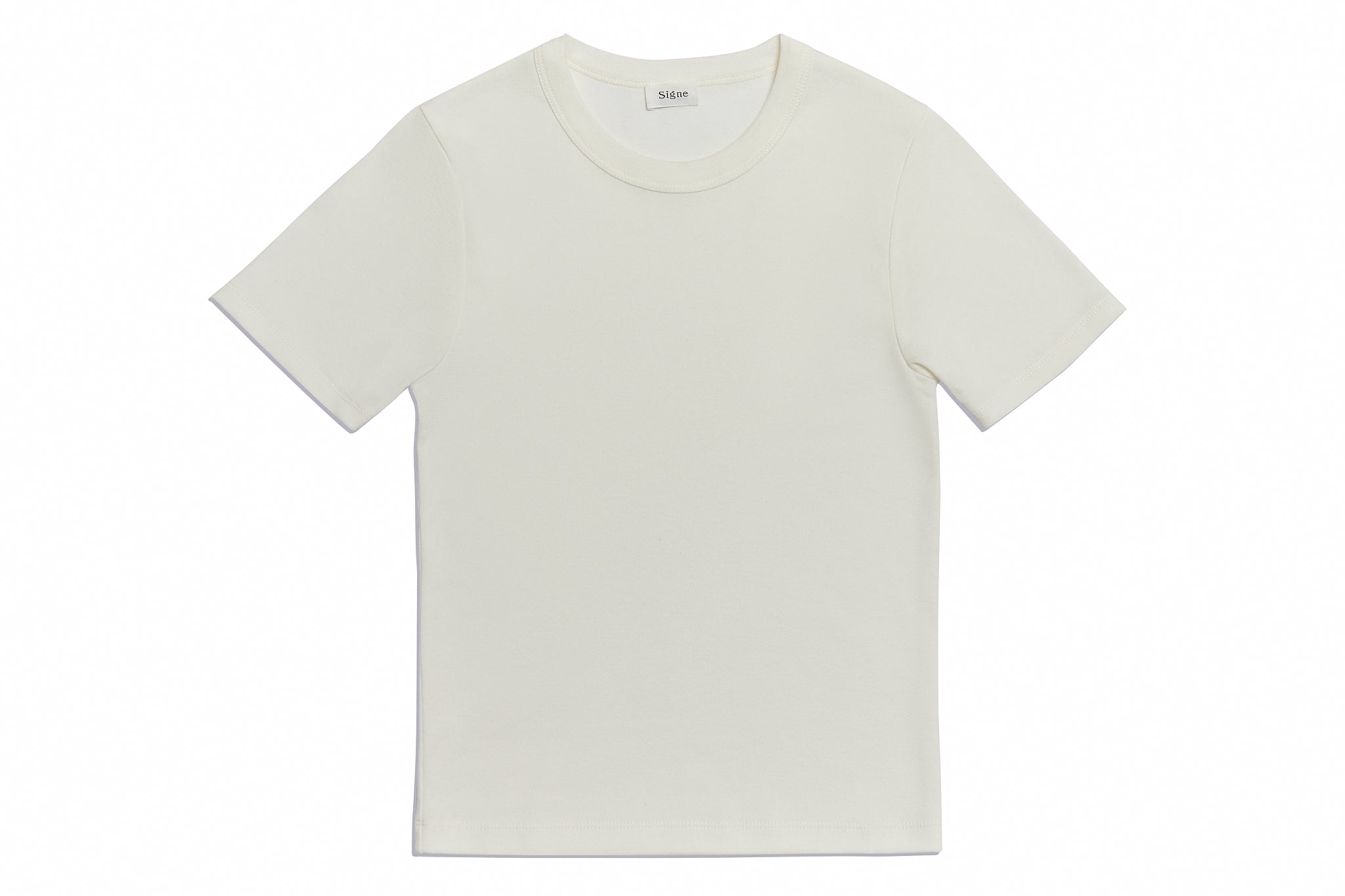 June fitted t shirt in off white XS