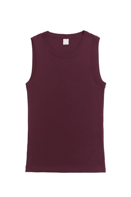 June tanktop in bordeaux