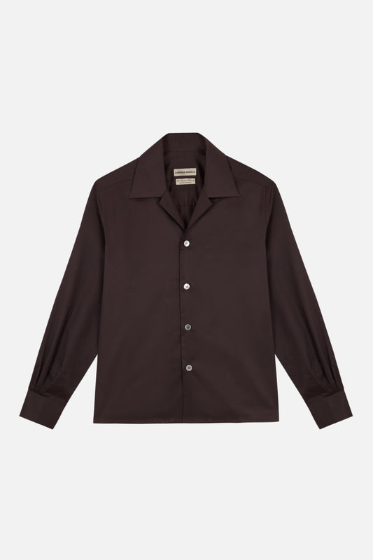 Camisas Manolo brown shirt